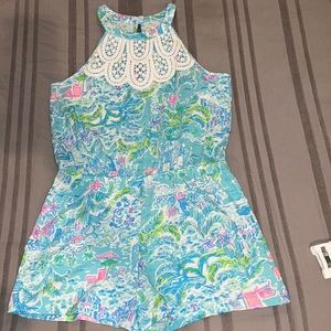 Like new Girls XL(12-14) Lilly Pulitzer romper